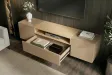 Meuble TV suspendu LOFT 160 cm chêne naturel greige | Adeniahome