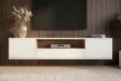 Meuble TV suspendu LOFT 150 cm chêne blanc naturel — Adeniahome