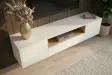 Meuble TV suspendu LOFT 150 cm chêne blanc naturel — Adeniahome