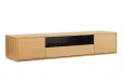 Meuble TV suspendu LOFT 150 cm chêne naturel noir — Adeniahome