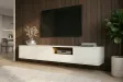 Meuble TV suspendu LOFT 200 cm chêne blanc naturel — Adeniahome