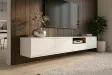 Meuble TV suspendu LOFT 200 cm chêne blanc naturel — Adeniahome