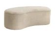 Banc coffre bouclé champagne 120 cm capitonné — Série Elemental