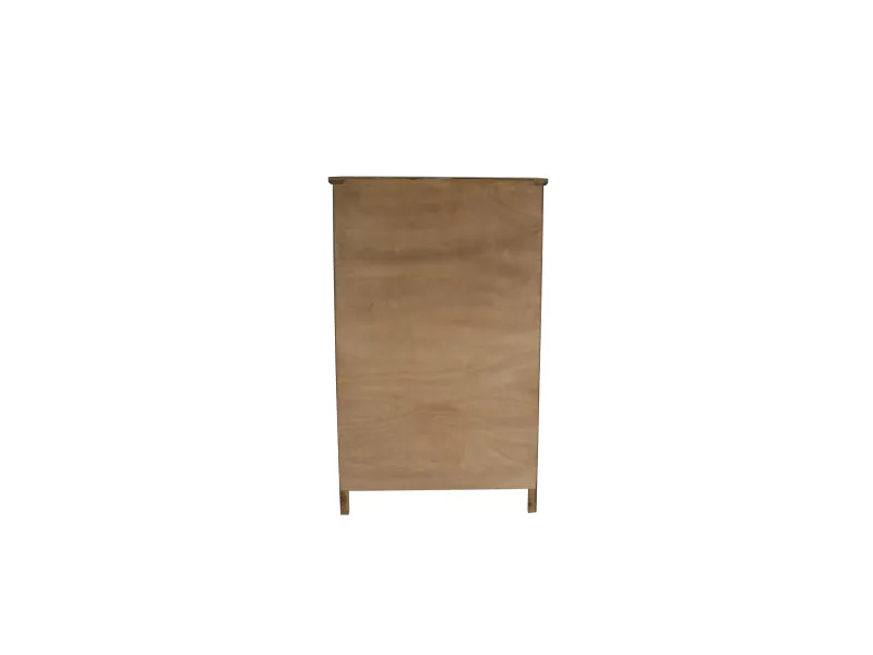 Meuble bar ATELIER 120 cm bois de pin vintage brun — 12 bouteilles