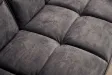Canapé convertible Boutique 215 cm velours gris — Adeniahome