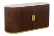 Buffet GATSBY 170 cm marbre blanc | Buffet moderne Art déco – Adenia Home
