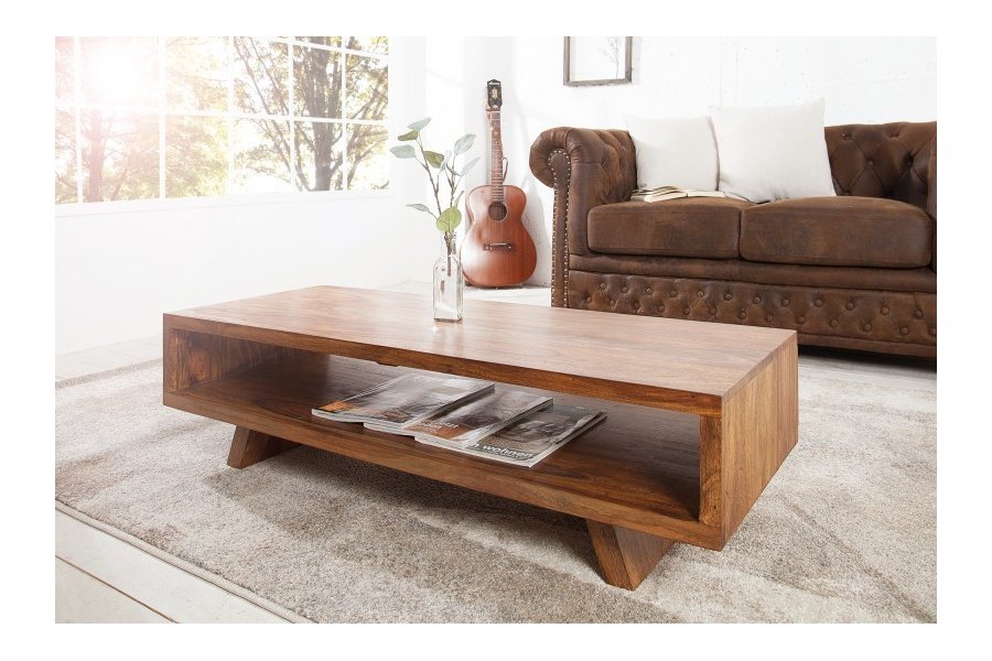 Petite table en bois de style scandinave - modèle Luza - Hellin