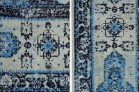 Tapis design antique de 240x160cm coloris bleu