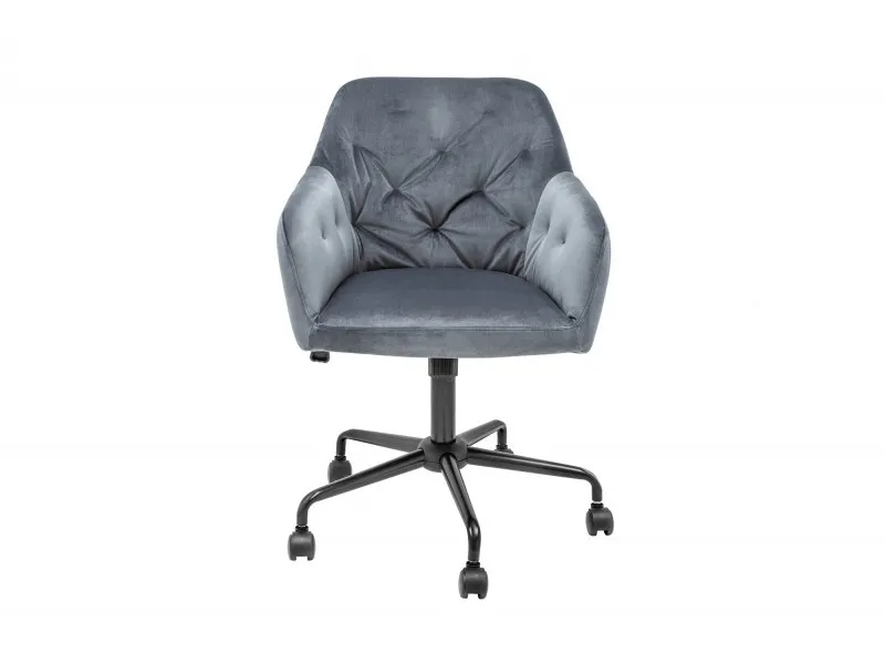 Chaise de bureau  avec accoudoir gris