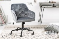 Chaise de bureau  avec accoudoir gris