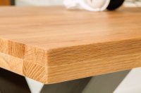 Table à manger design Thor 200 cm en chêne sauvage 55mm