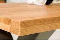 Table à manger design Thor 200 cm en chêne sauvage 55mm Table à manger design Thor 200 cm en chêne sauvage 55mm