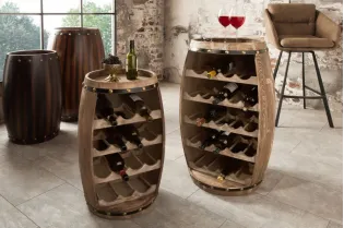 Casier à vin authentique 60cm naturel