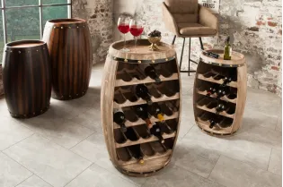 Casier à vin authentique 80cm naturel