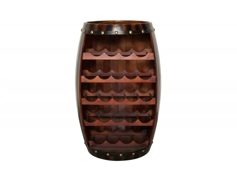 Casier à vin authentique 80 cm marron