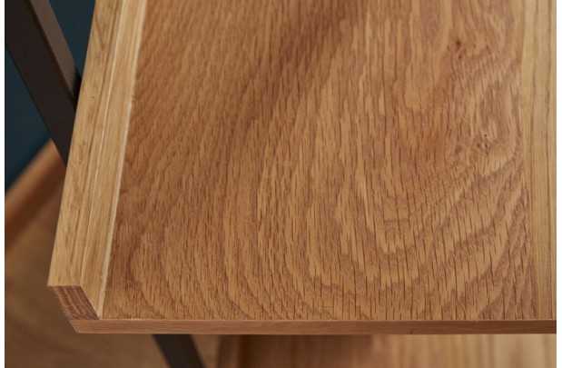 Etagère design industriel en bois coloris naturel