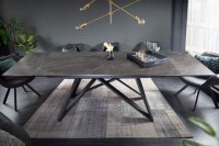 Table à manger extensible 180-220-260cm céramique graphite