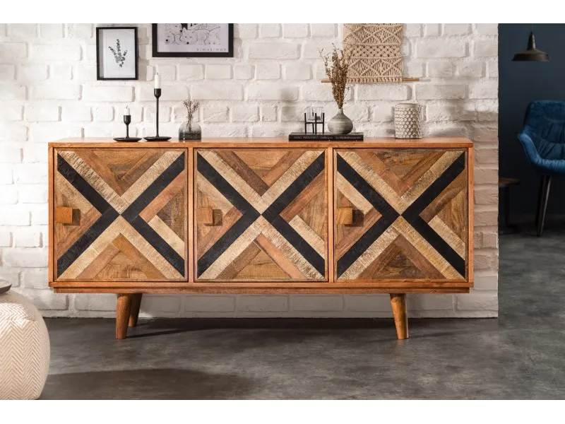 Bahut design de 160 cm coloris naturel