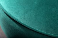 Canapé en velours style rétro coloris Turquoise ancien 220cm