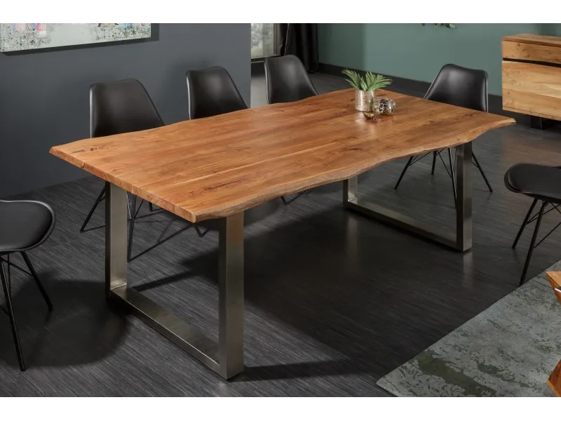 Table à manger Mammut 200cm acacia plateau 35mm