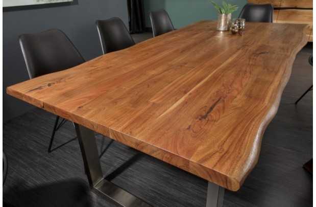 Table à manger Mammut 180cm acacia plateau 26mm