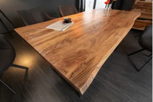 Table à manger Mammut 180cm acacia sauvage 26mm 2