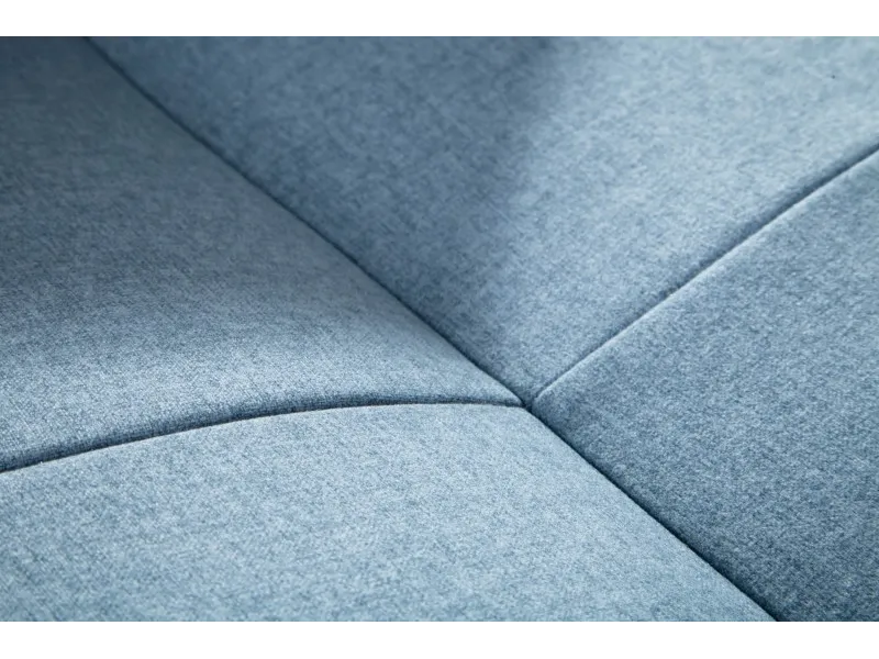 Canapé convertible design scandinave coloris bleu claire en tissu