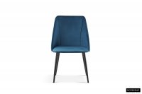 Lot de 2 Chaises de salle à manger design, coloris bleu