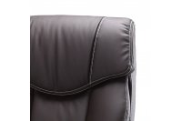 fauteuil de bureau réglable revêtue simili cuir teinté brun
