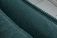 Grand canapé 3 places 215cm housse amovible en lin vert
