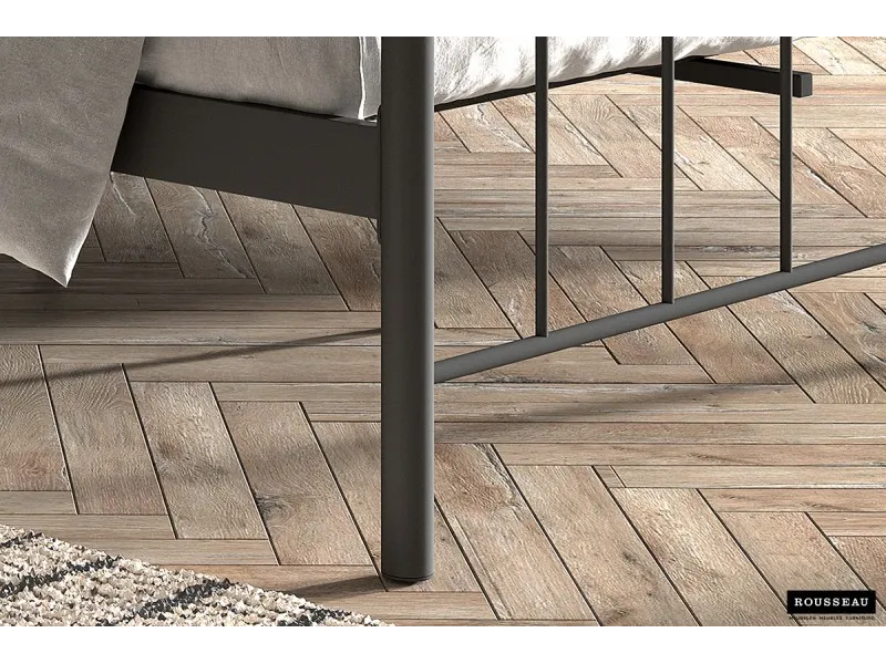 Lit pour adulte de 140x200 cm en métal coloris noir