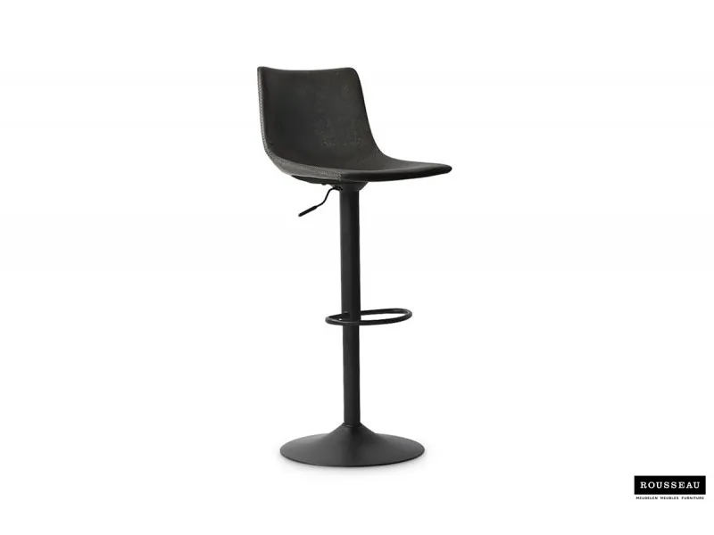 Tabouret de bar design coloris noir