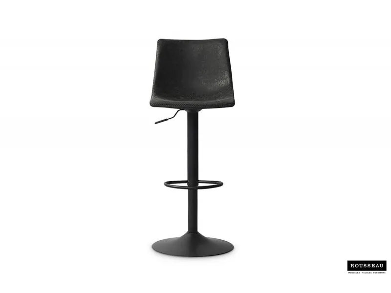 Tabouret de bar design coloris noir