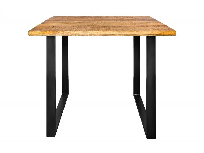 Table de bar design 120cm coloris chêne naturel