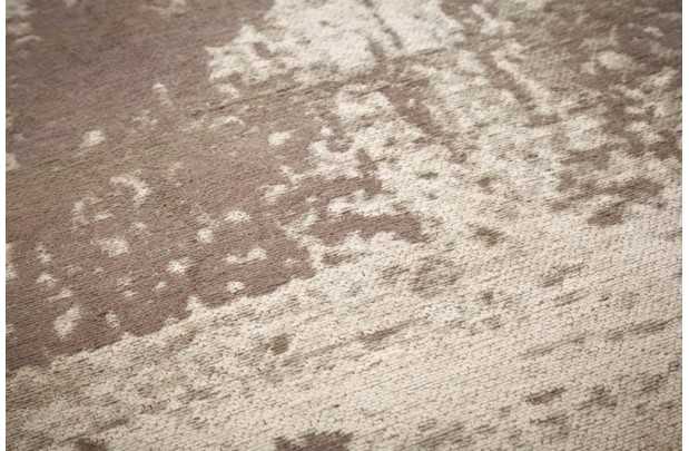 Tapis contemporain tricoté de 350x240cm coloris beige gris