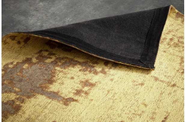 Tapis contemporain de 350x240cm coloris brun rouille