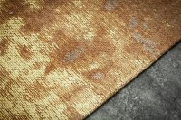 Tapis contemporain de 350x240cm coloris brun rouille