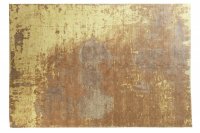 Tapis contemporain de 350x240cm coloris brun rouille