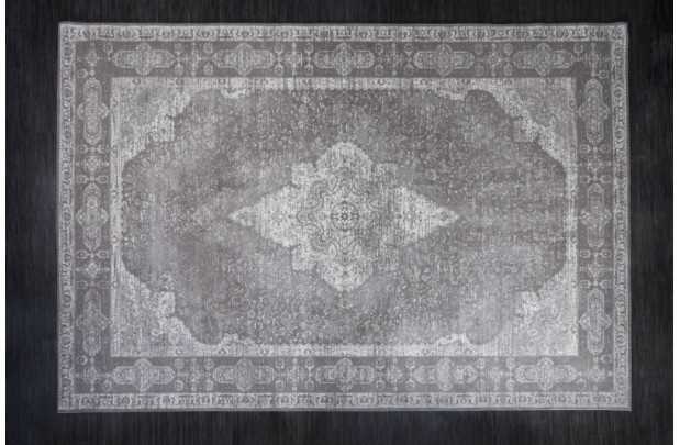 Tapis contemporain de 350x240cm coloris gris clair