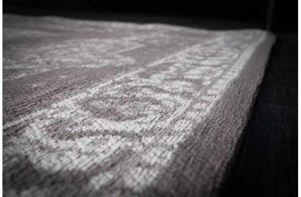 Tapis contemporain de 350x240cm coloris gris clair