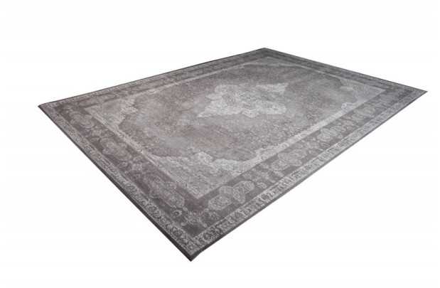 Tapis contemporain de 350x240cm coloris gris clair