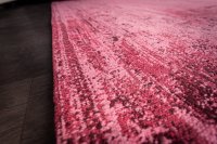 Tapis style rétro de couleur Rose de 240x160cm