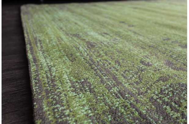 Tapis style rétro de couleur Vert de 240x160cm