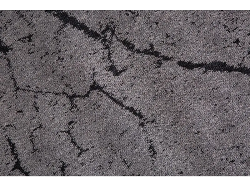 Tapis style rétro de couleur gris de 240x160cm