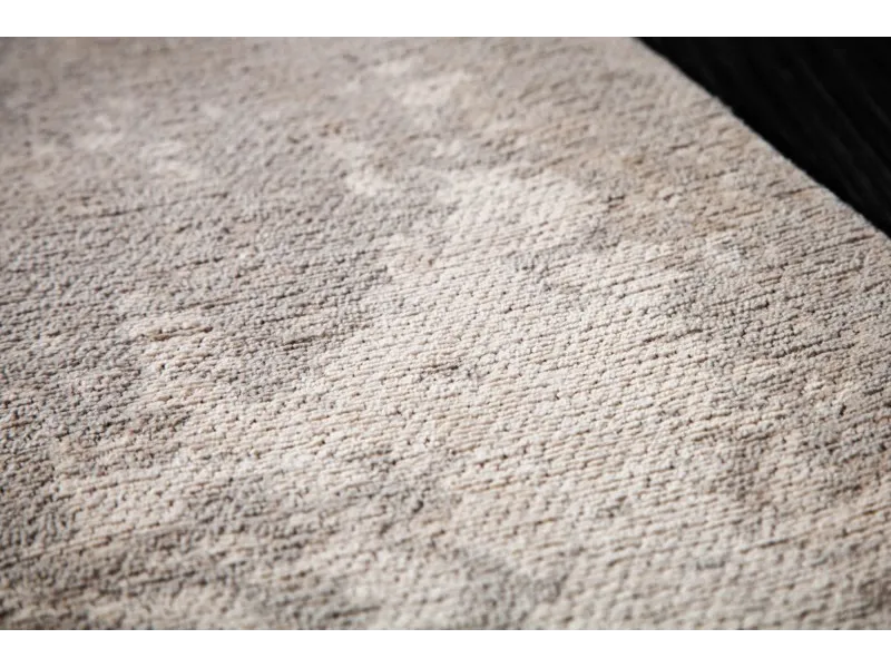 Tapis style rétro de couleur beige de 240x160cm