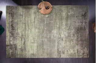Tapis style rétro de couleur vert beige de 240x160cm 2