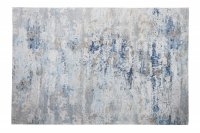 Tapis contemporain de 350x240cm coloris gris bleu