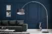 Lampadaire EXTENSO 230 cm Noir avec Base en Marbre