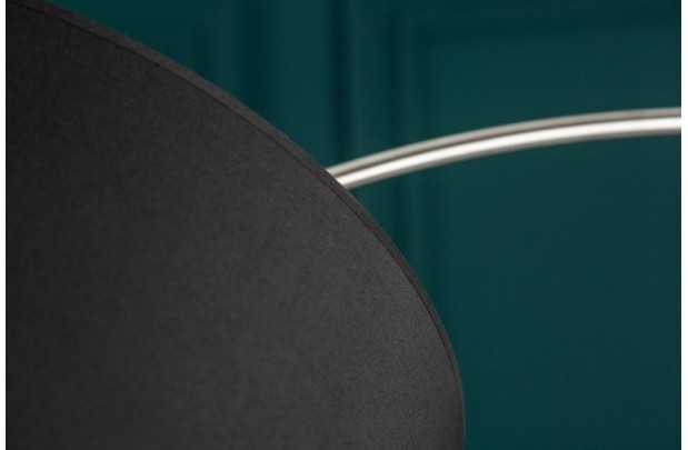 Lampadaire de 180cm extensible en arc  noir et or