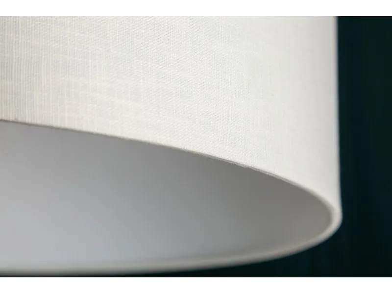 Lampadaire extensible design arc en lin blanc